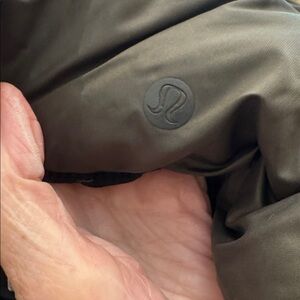 Lululemon down puffer jacket olive green